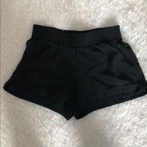 Kit & Ace Silk Black Shorts